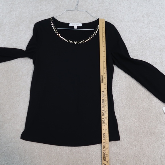 NWT Ellen Tracy Xs Long Sleeve top - Picture 8 of 9